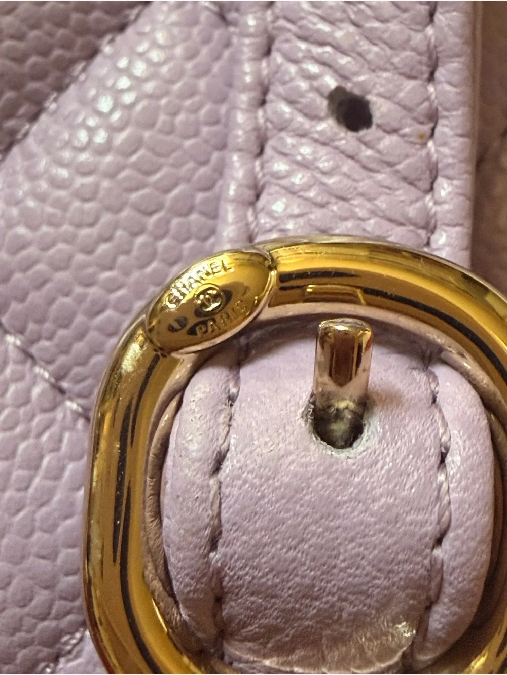 CHANEL Mini Duma Quilted Caviar Backpack